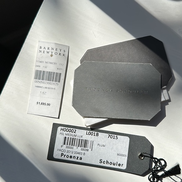 Proenza Schouler PS1 bag in medium size, color Plum - Picture 10 of 10